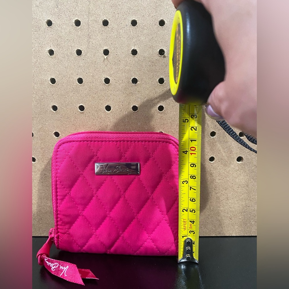Vera Bradley Petite Zip Wallet Fuchsia 18228-478 - Picture 10 of 10